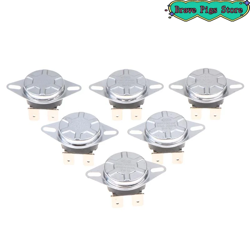 [HM]KSD302X/T Temperature Sensor 4Pin Bipolar Temperature Switch 250V20A 75-95 Degrees Manual Reset Heater Thermostat[HM]