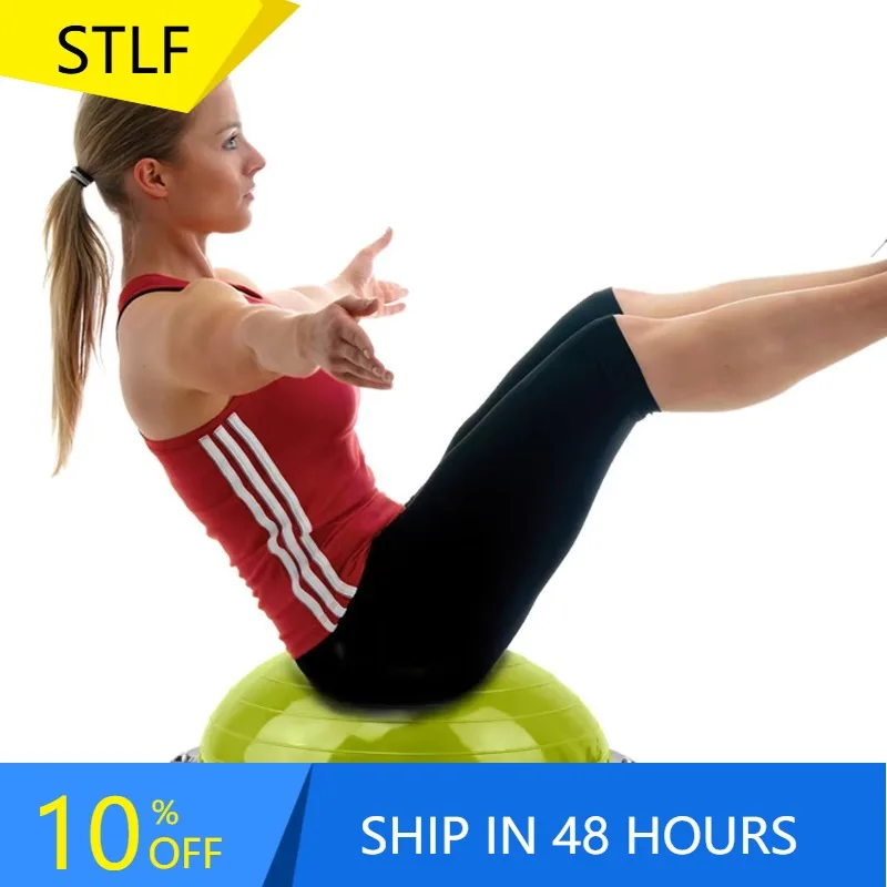 

YTYIN Premium Quality Half Ball Exercise & Yoga Balance Fitness Tool Stability Ball