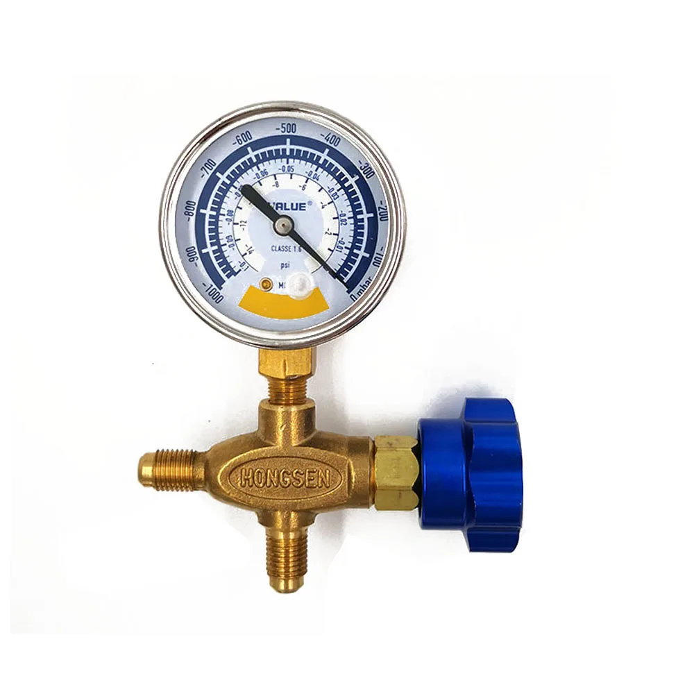 Imagem -05 - Medidor de Pressão de Vácuo de 60 mm Instrumento de Pressão de ar Preciso para Bomba de Vácuo Display de Discagem de 014psi Conector g1 8in