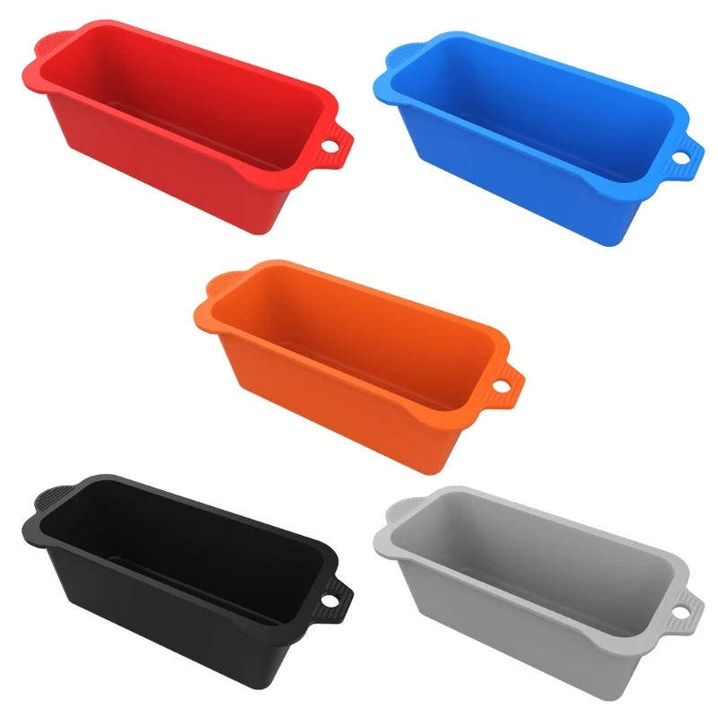 2Pcs Silicone Grease Cup Liners Drip Pans Reusable Grease Catcher Cup Liner Tray Griddles Accessories Enduring