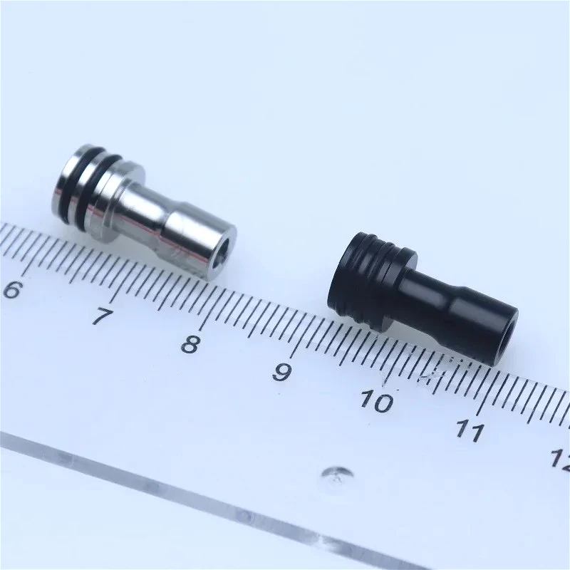 1 قطعة 510 فوهة بالتنقيط دبلومات مسطحة من الفولاذ المقاوم للصدأ وصلة قش بلاستيكية