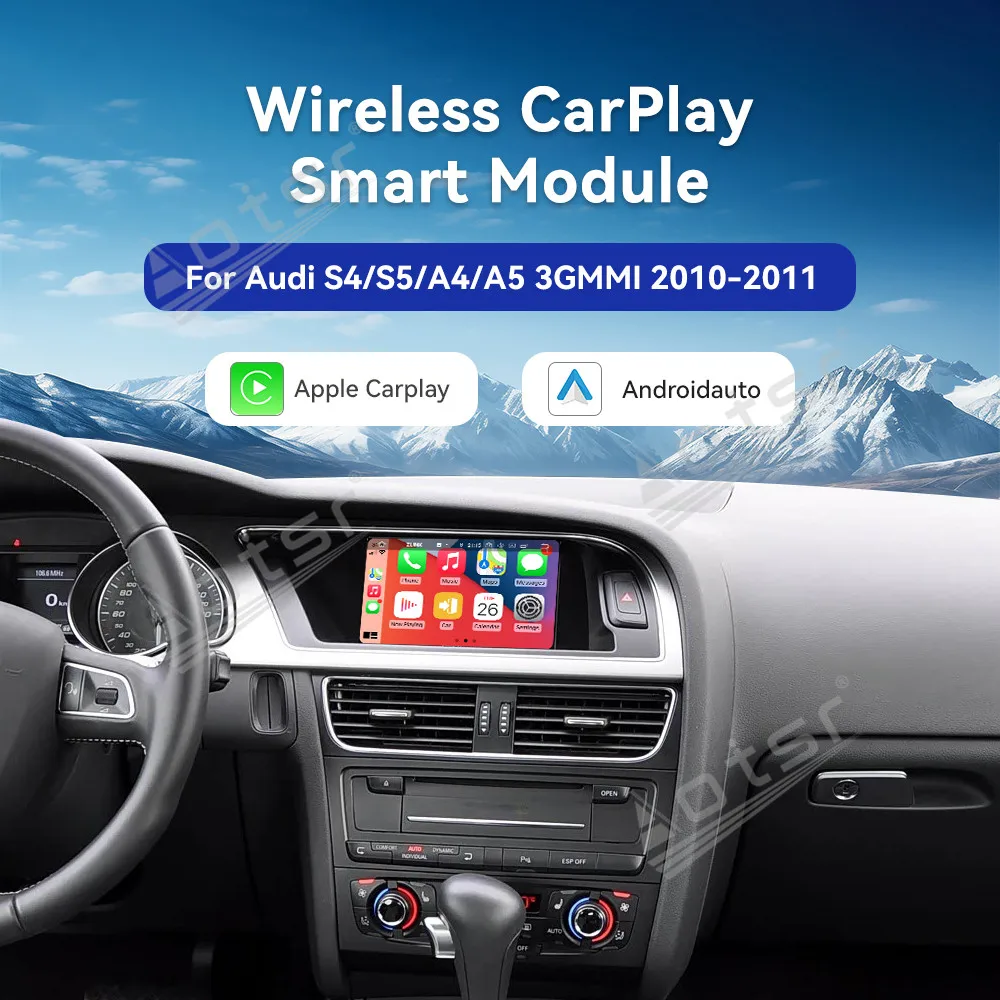 

New Car Accessories For Audi S4/S5/A4/A5 3GMMI 2010-2011 General Wireless Carplay Decoder Box Android Auto Link Air Play