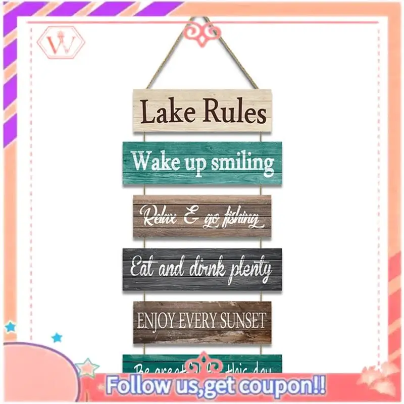 

Upgraded Inspirational Wall Art Decor For Office Bathroom, Wooden Rustic Hanging Motivational Wall Art Decoration Sign A Durable