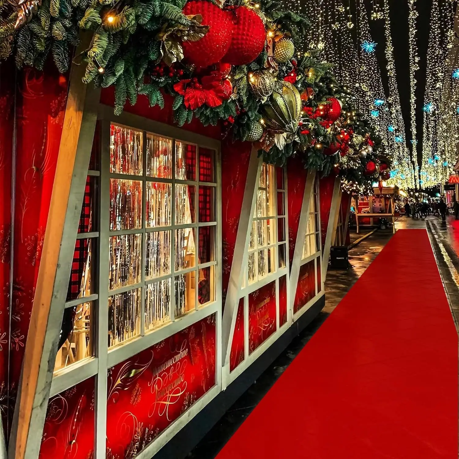 Red Carpet Wedding Press Conference Stage Stairs Wedding Graduation Ceremony Outdoor Corridor Running Carpet