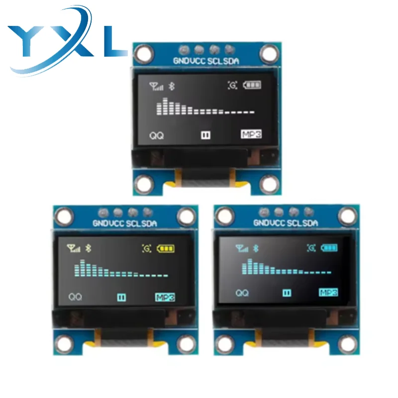 1-10pcs Original 0.96 inch oled IIC Serial White OLED Display Module 128X64 I2C SSD1306 12864 LCD Screen Board For Arduino