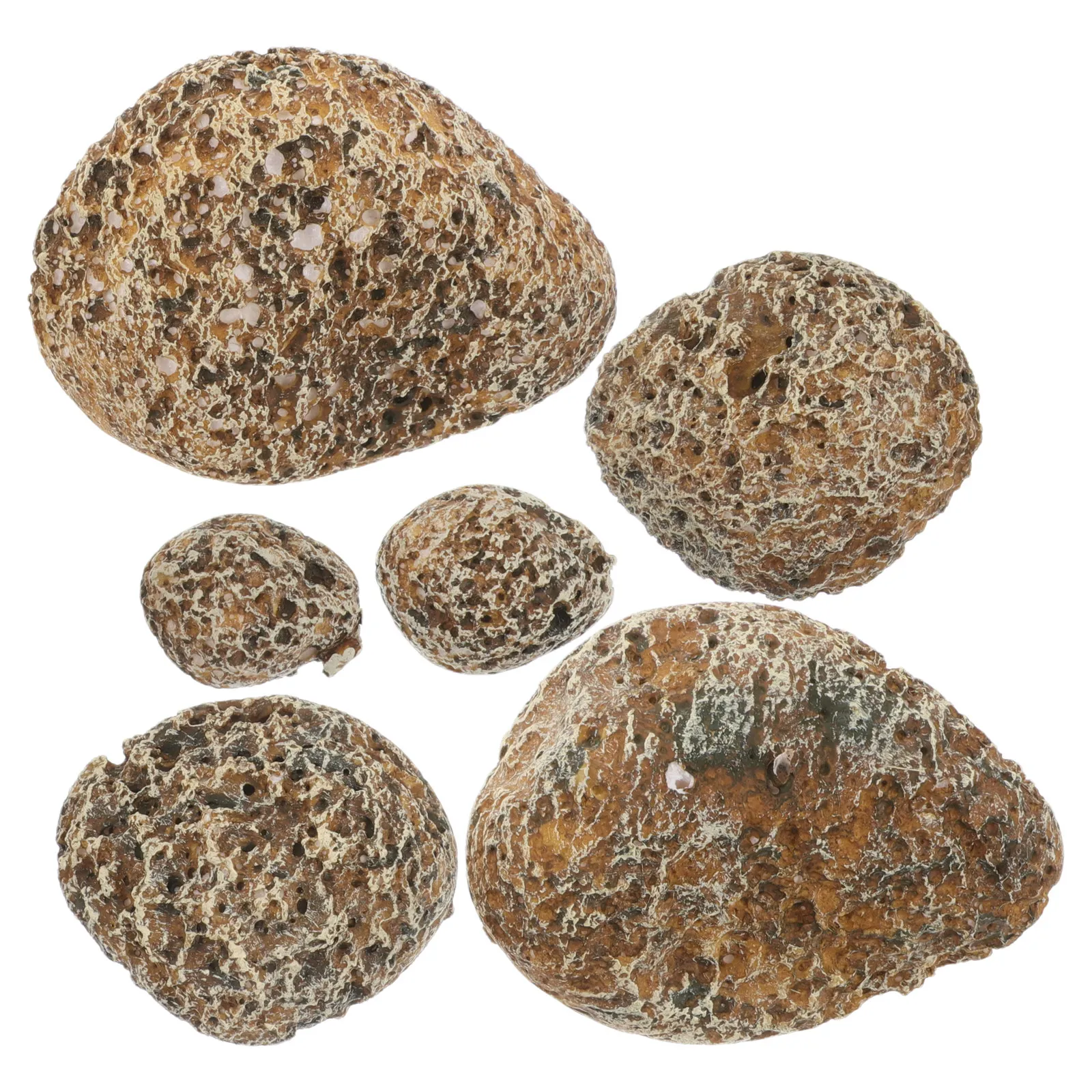 6Pcs Realistic Artificial Ston - Bonsai Rock Garden 评论和价格