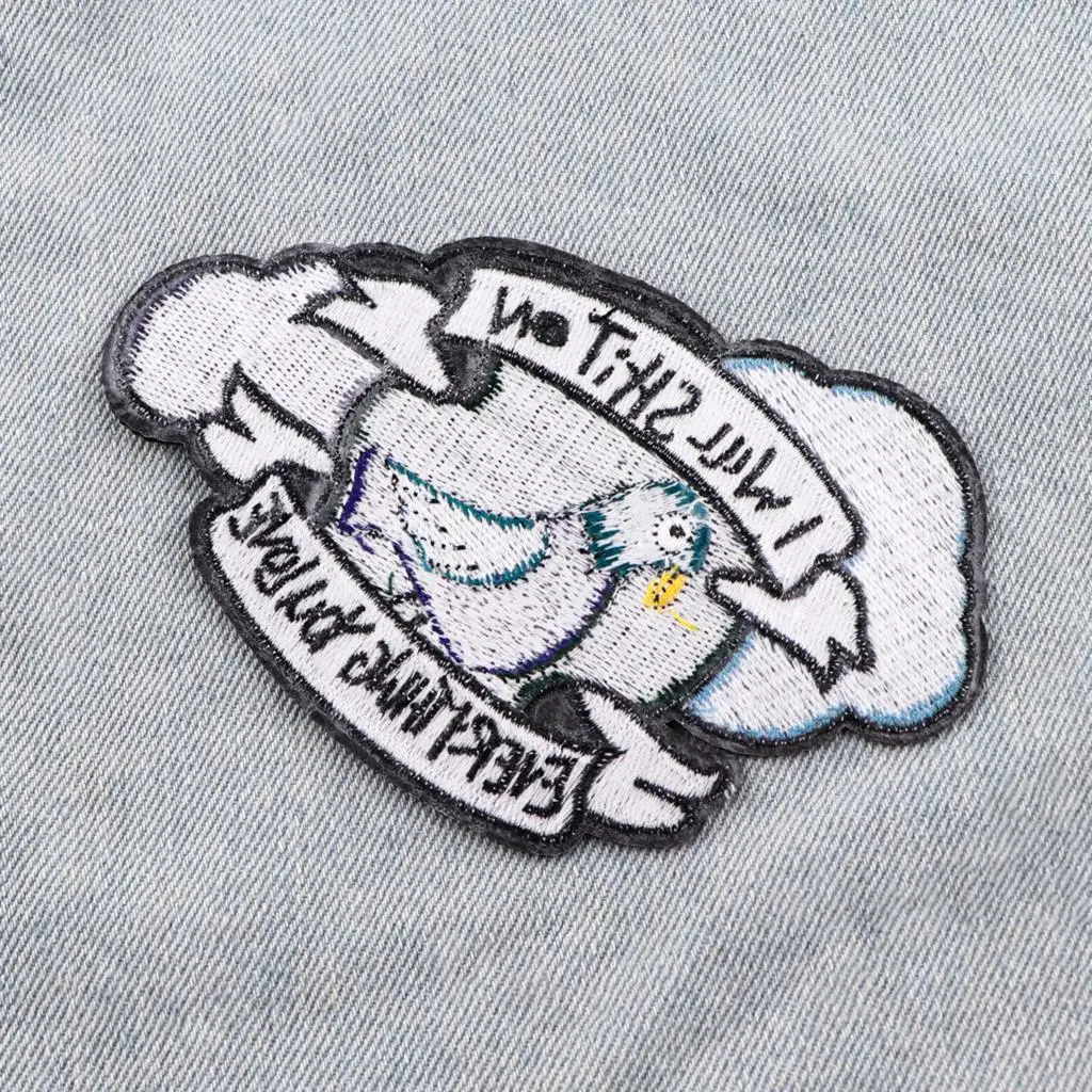 Cute Pigeon Bird Embroidery Patch Cartoon Animal Patch Iron On Patches For Clothing Patches On Clothes Jeans Sew Stickers