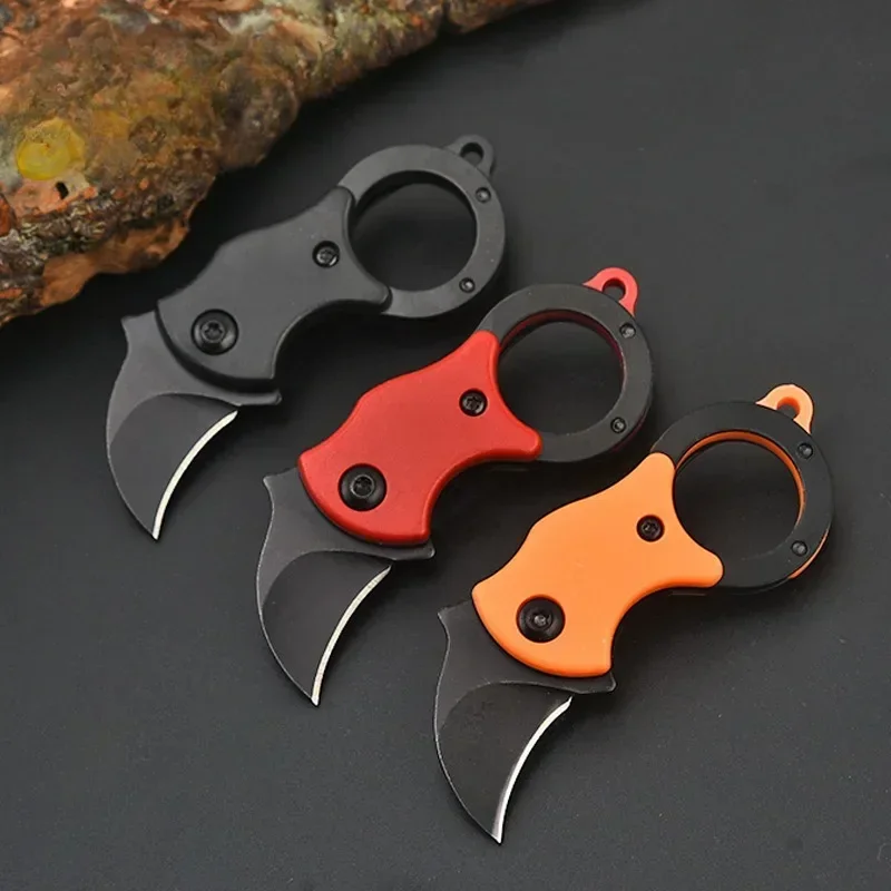 

Folding Mini Portable Cutting Tool for Outdoor Camping Trips, Unboxing and Cutting Tool with Chain Keychain Pendant