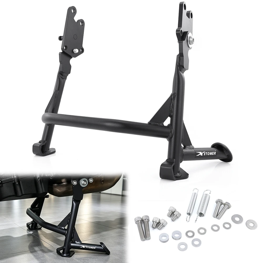 

Для мотоциклов YAMAHA MT-07 / FZ-07 2013-2024, Tracer 700 / GT Tracer 7 / GT: Черная центральная подножка / центральная опора / держатель центральной подножки