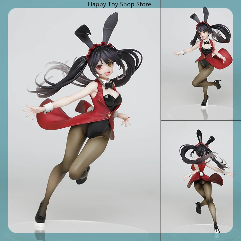 

20cm Date A Live Tokisaki Kurumi Bunny Girl Anime Girl Figure Model Statue Collection Desktop Decoration Ornament Toys Gifts