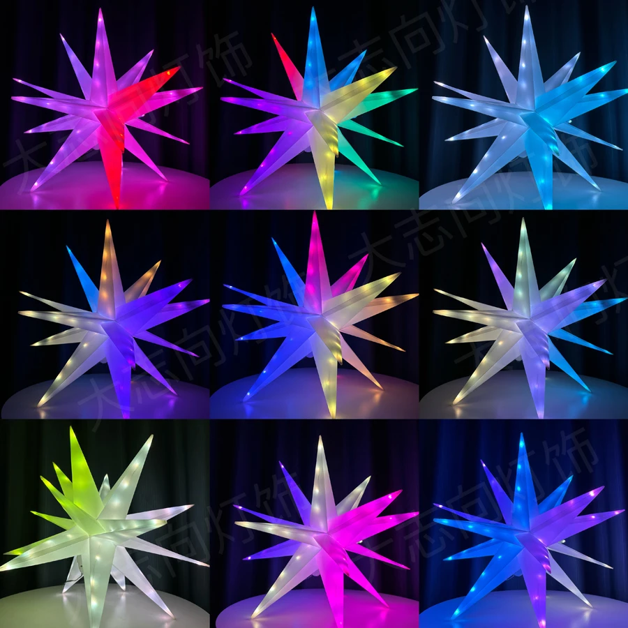 Imagem -02 - Explosivo Starburst Night Light Controle Bluetooth App Rgb Decoração Lâmpada Exterior Impermeável Árvore Jardim