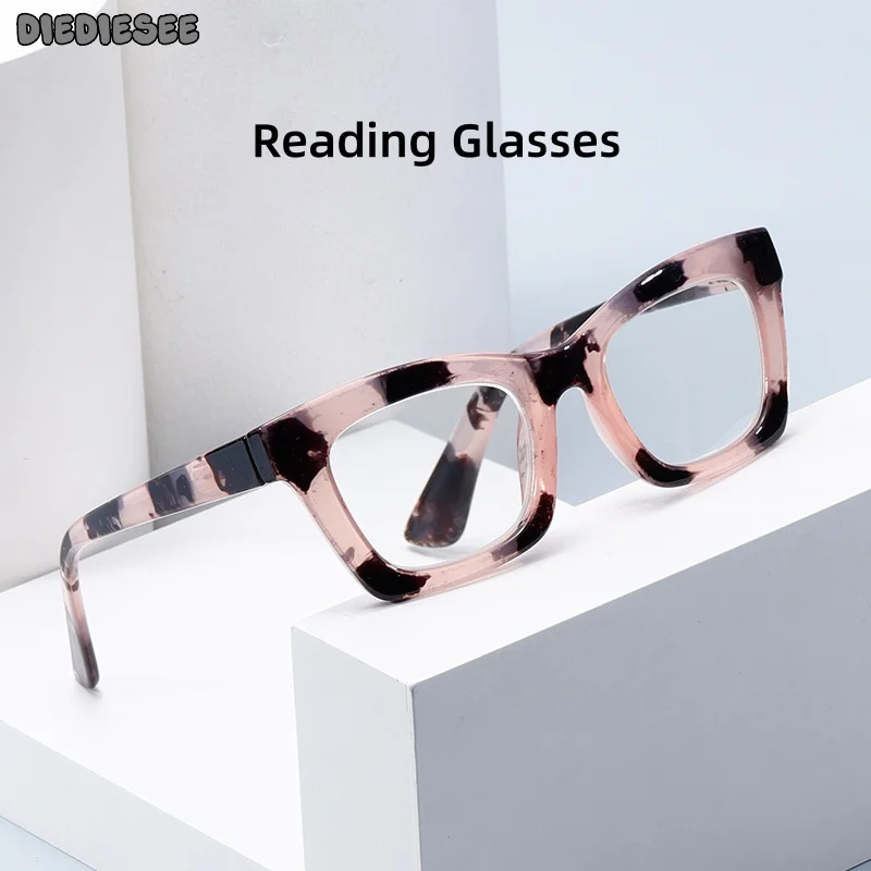 

DIEDIESEE New Fashionable And Versatile Anti Blue Light Reading Glasses Exquisite Trend Comfortable Presbyopia Glasses BL9001