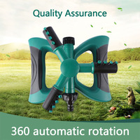 Irrigation System Rotating Water Sprinkler Automatic Watering Garden Lawn green nozzle 360 Degree Rotary Nozzle Garden Supplies