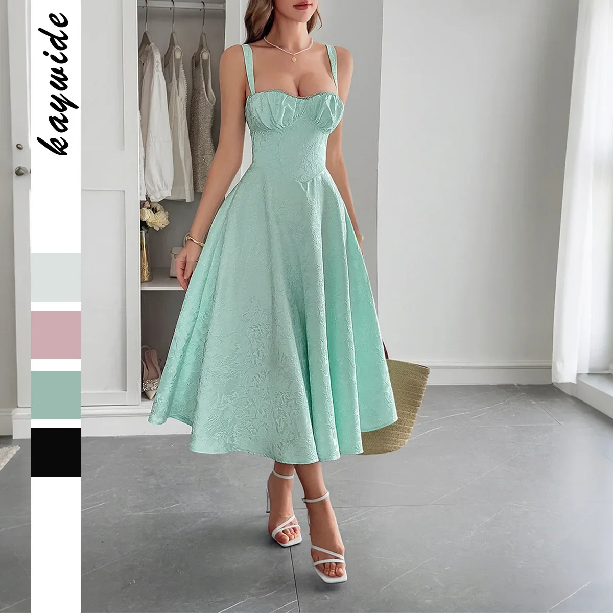 

Elegant Evening Dress Women's Boho Style Sexy Dresses 2025 Summer Birthday Dress for Women m
