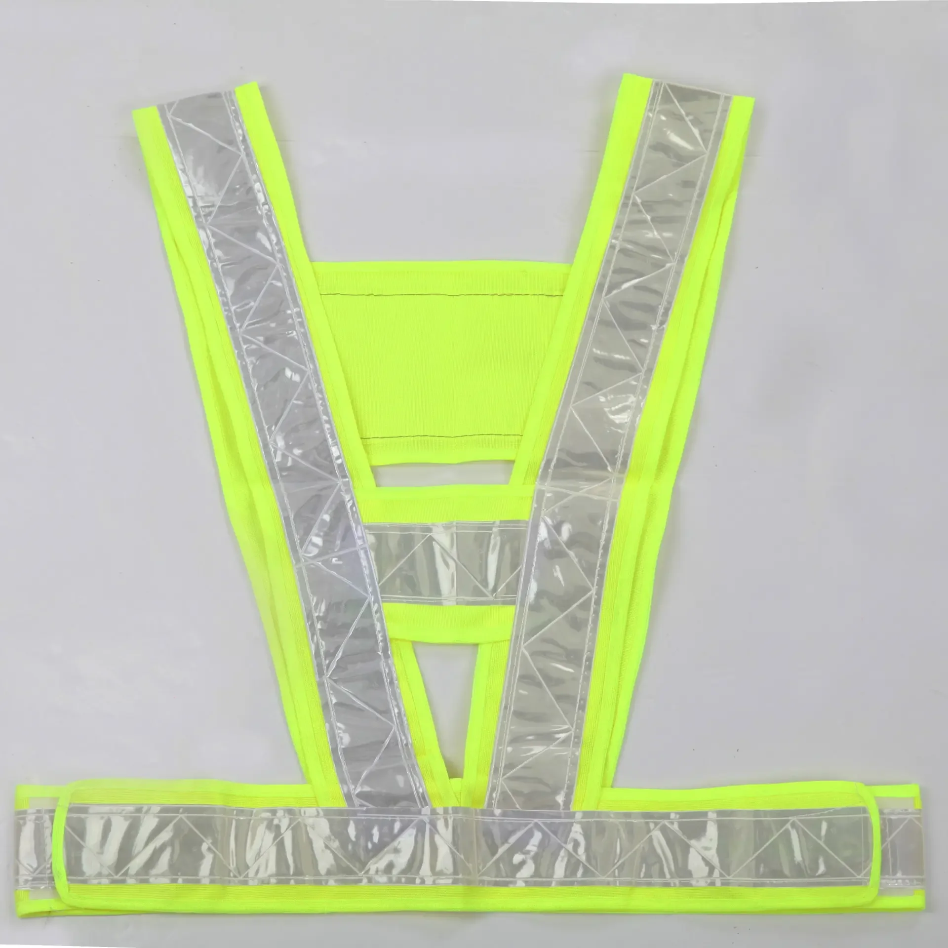 Reflective V shape Safety Vests , High Visibility Vests For Men And Women, Breathable Reflective Safety Vests For Outdoor Runnin