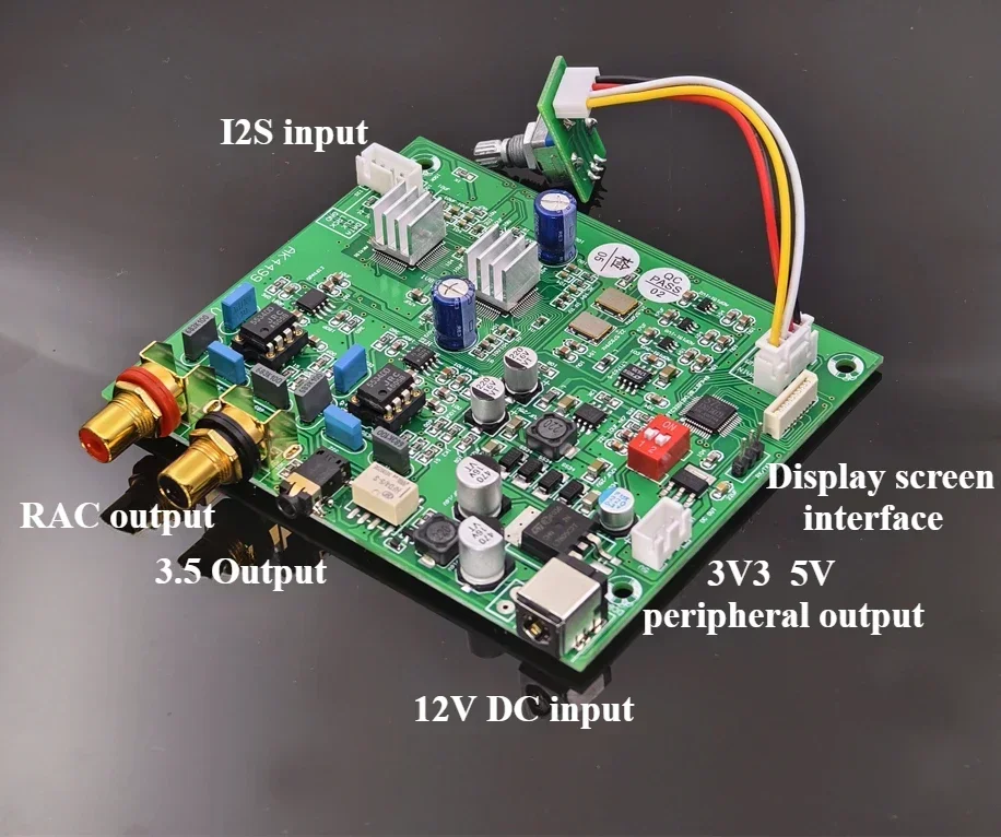 Fever level I2S input asynchronous decoding board decoder AK4191+AK4499 DSD512 PCM384