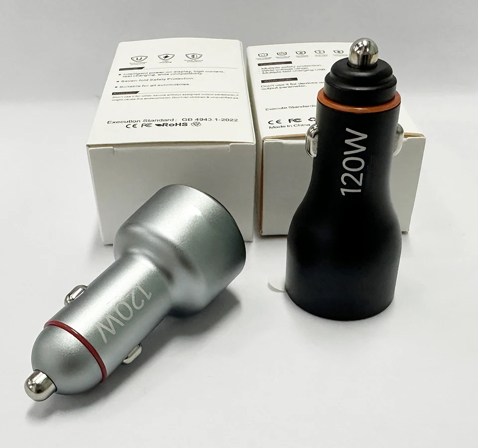 For Xiaomi Car Charger 120W 100W HyperCharge Super Fast Charging In Car Cargador Auto For Mi 17 15 14 13 12 Poco F8 X7 X6 Redmi
