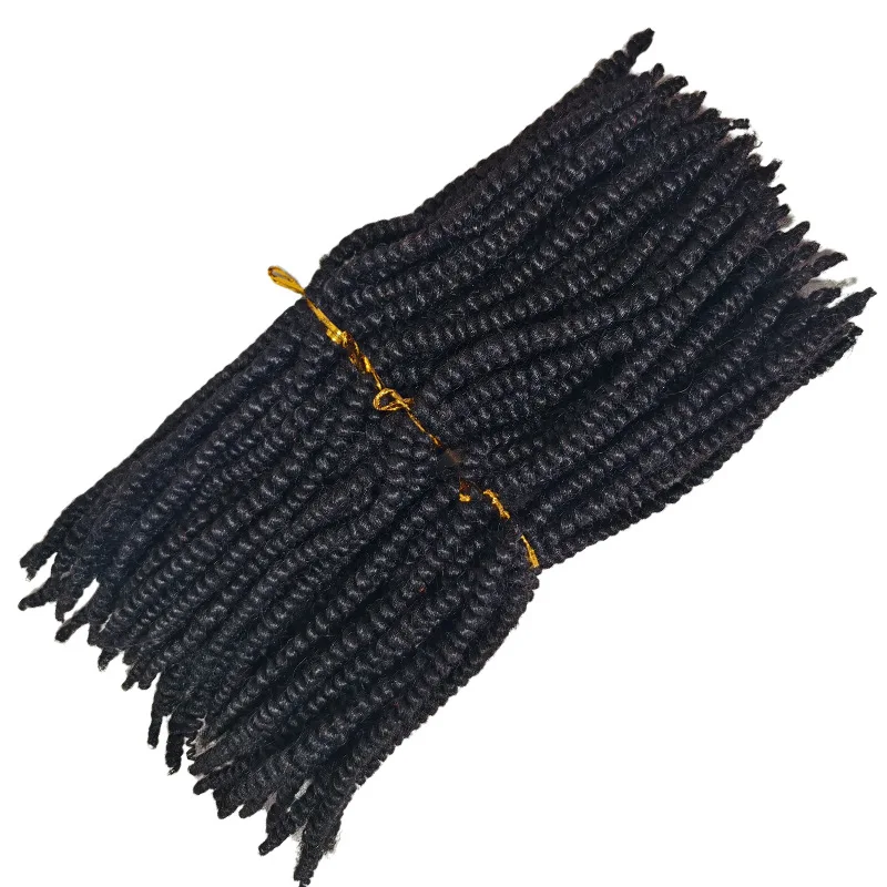 Весенние вязанные крючком волосы, 100% человеческие пушистые волосы, плетение натуральных волос, подходят для женщин, быстрая доставка