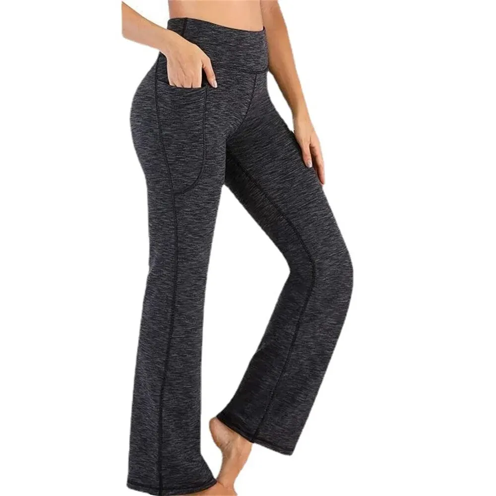 2024 New WOMEN\'S Outer Wear Fashion Pants Are Thin and Stretch Popular Yoga Wide-leg Pants Leggings Yoga Pants Fashion