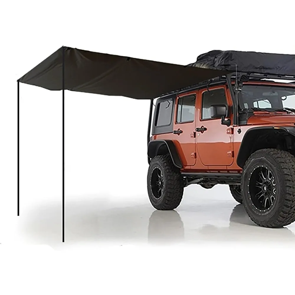 

Car Awning Truck Canopy, Pull-Out Vehicle Awning, Adjustable Height Outdoor Rooftop Tent Shelter, for Car/SUV/Truck