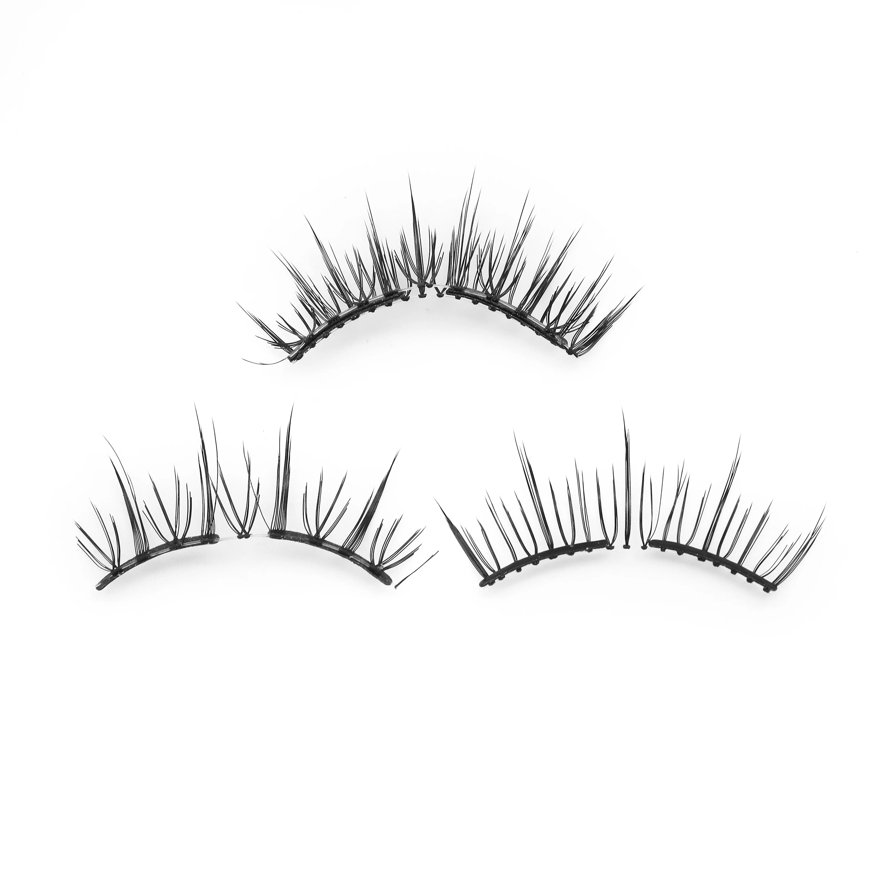 DINGSEN Weiche magnetische Wimpern mit Kleber-Set, wiederverwendbare magnetische Wimpern, Pinzetten-Set, Wimpern, handgefertigt, 3D-natürliche magnetische Pinzette – Detail 11