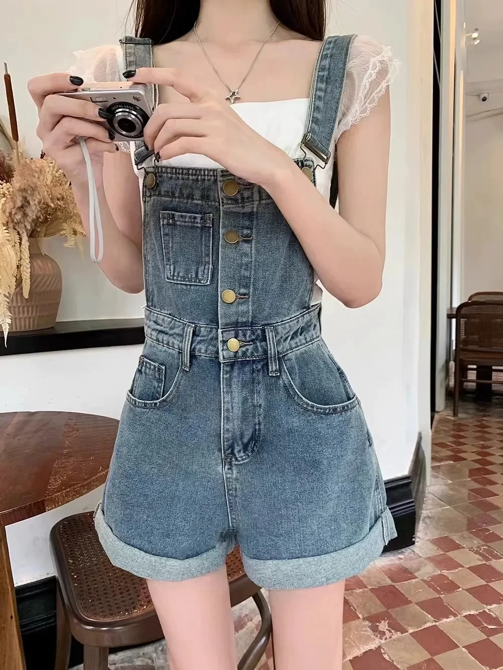 Women's Rompers Playsuits Ladies Strappy String Tassels Geometric Detachable Golden Knot Khaki Modest Dye Bling Violet Graceful