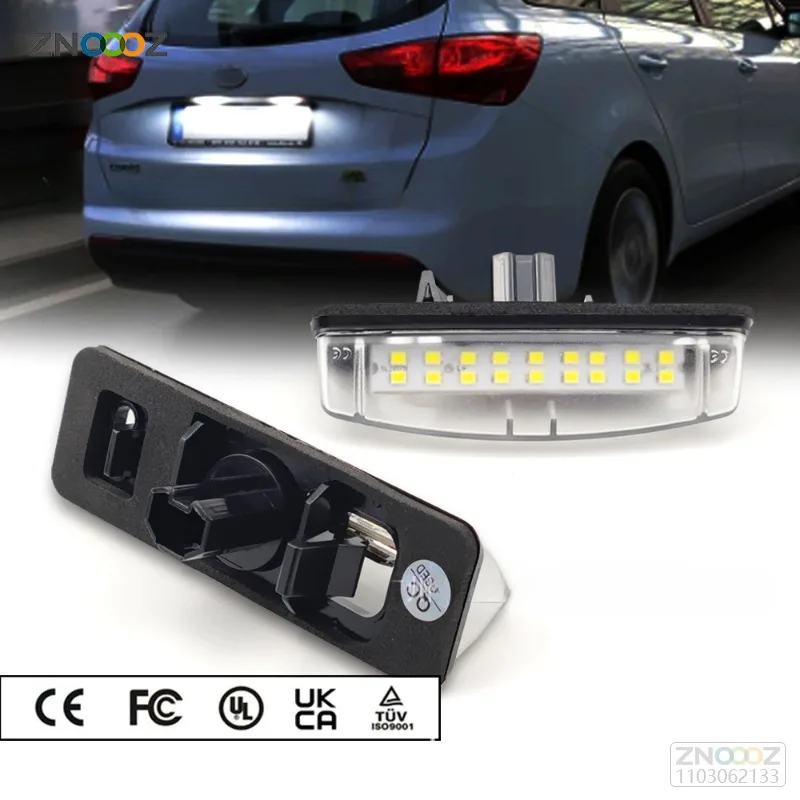 2Pcs CanBus Led car License Plate light Bulb For Toyota Camry 40 V40 XV40 Aurion XV40 Prius Echo Belta Universal 12V