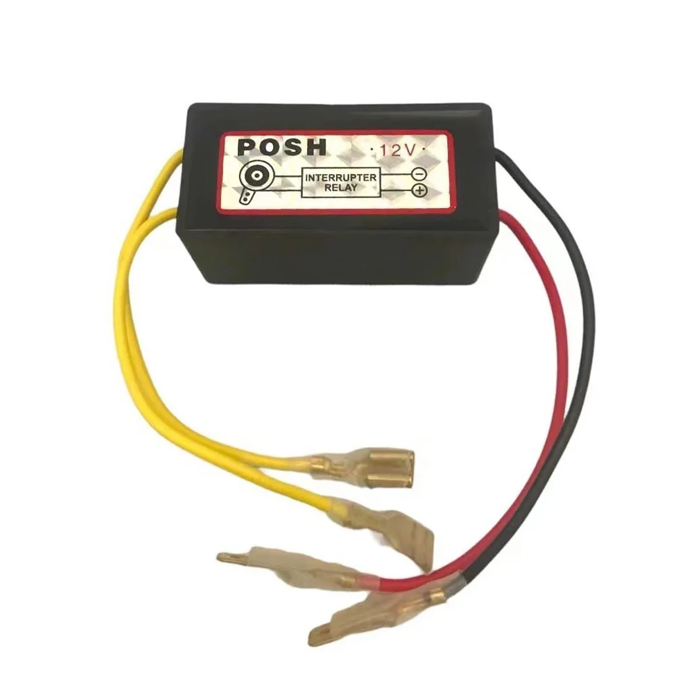 12V Horn Interrupter Relay Horn Auto Speaker Signal Relay Horn Relay for Making Horn Sound Disconnect Breaker