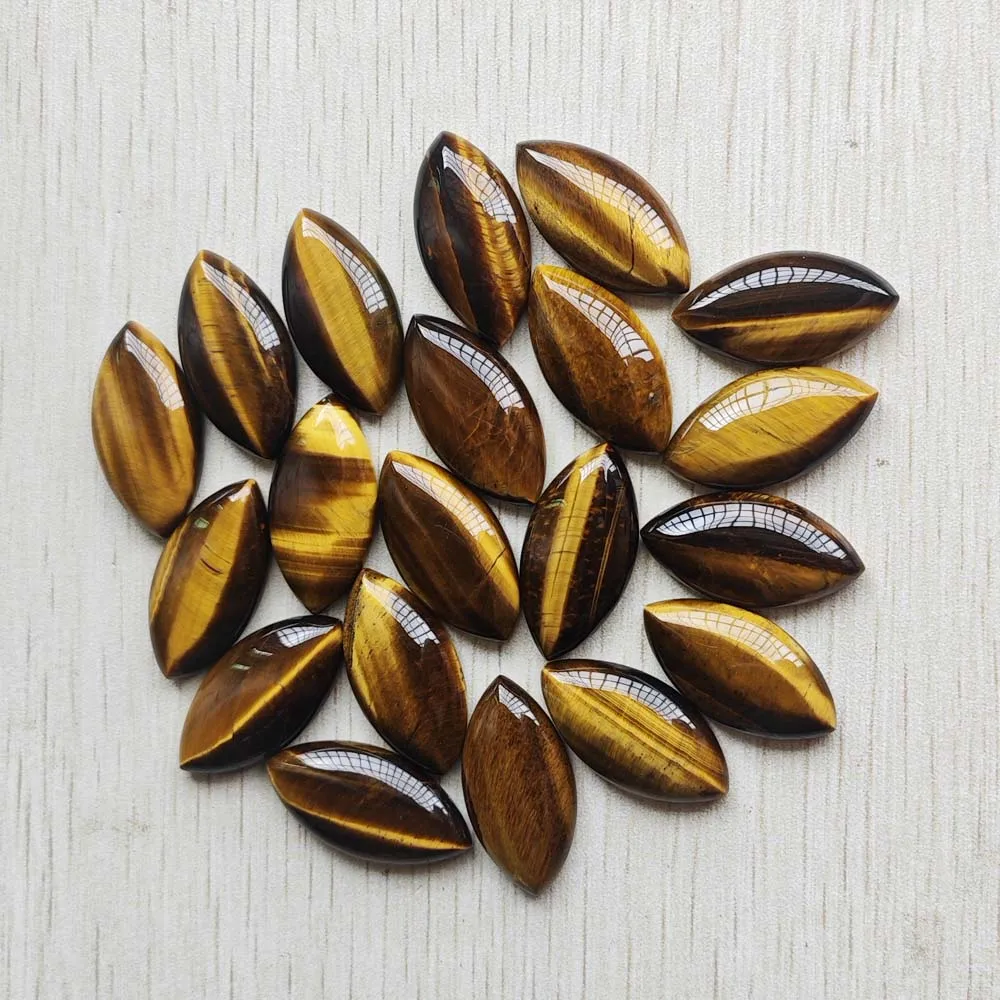 

Natural Tiger eye stone Fashion marquise cabochon beads 15x30mm for Jewelry Accessories making free shipping Wholesale 20pcs