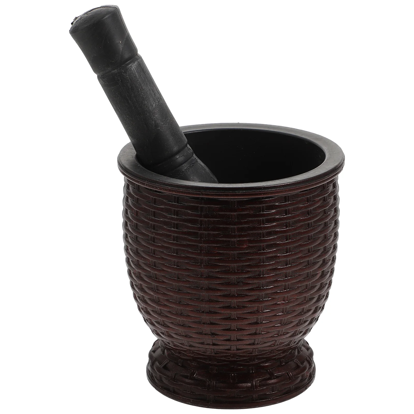 

1 Set Premium Plastic Garlic Masher Bowl Multi-Use Pestle Crusher For Kitchen Tools Household Spice Set