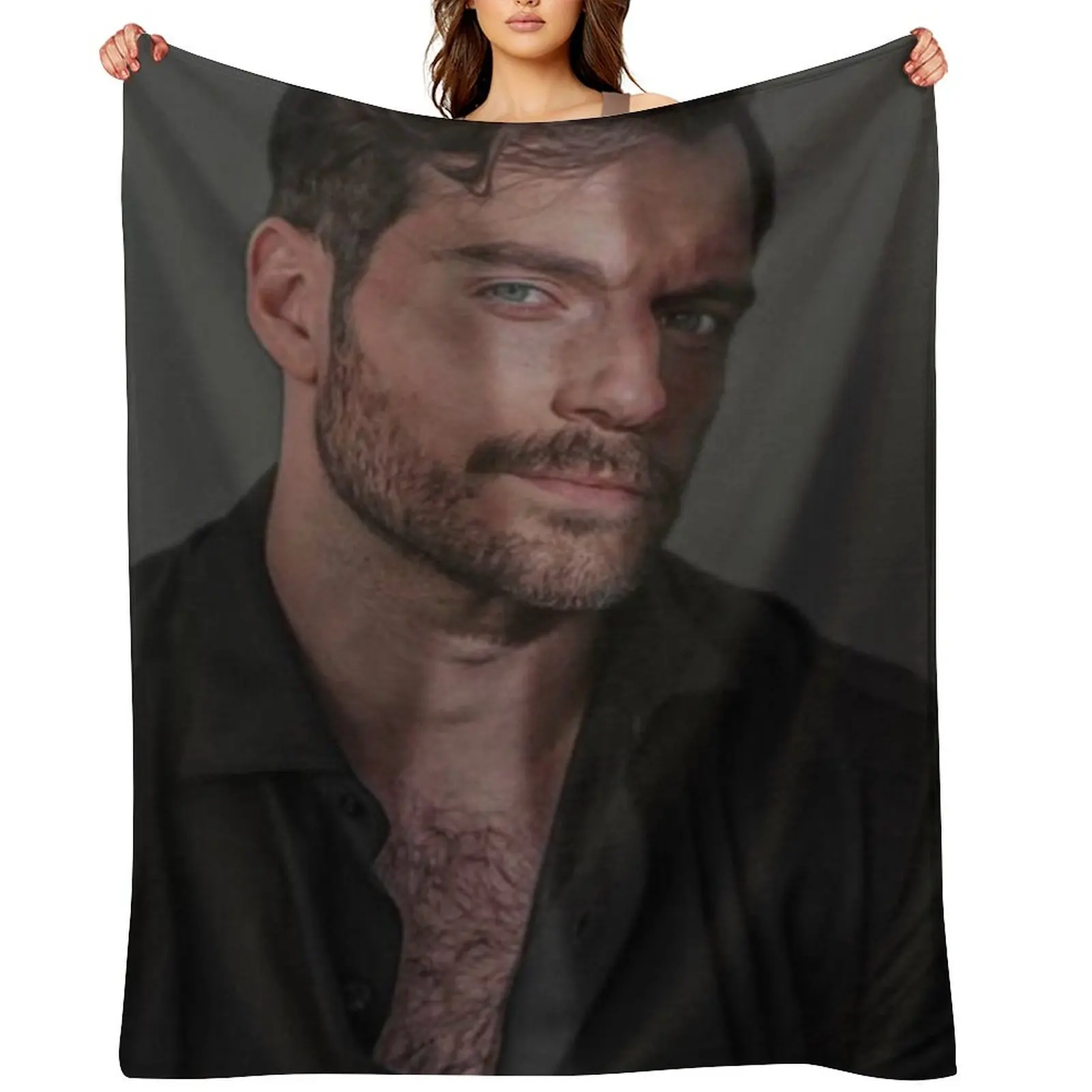 

Henry Cavill Throw Blanket Moving anime Beautifuls Sofa Blankets