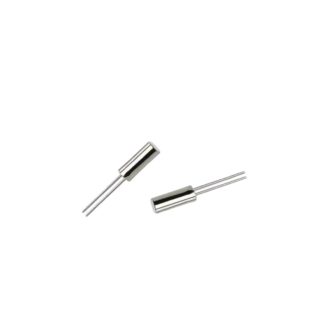 100PCS/cylindrical crystal oscillator plug-in crystal oscillator 3*8 DT-26 32.768KHZ 12.5PF 5PPM high precision