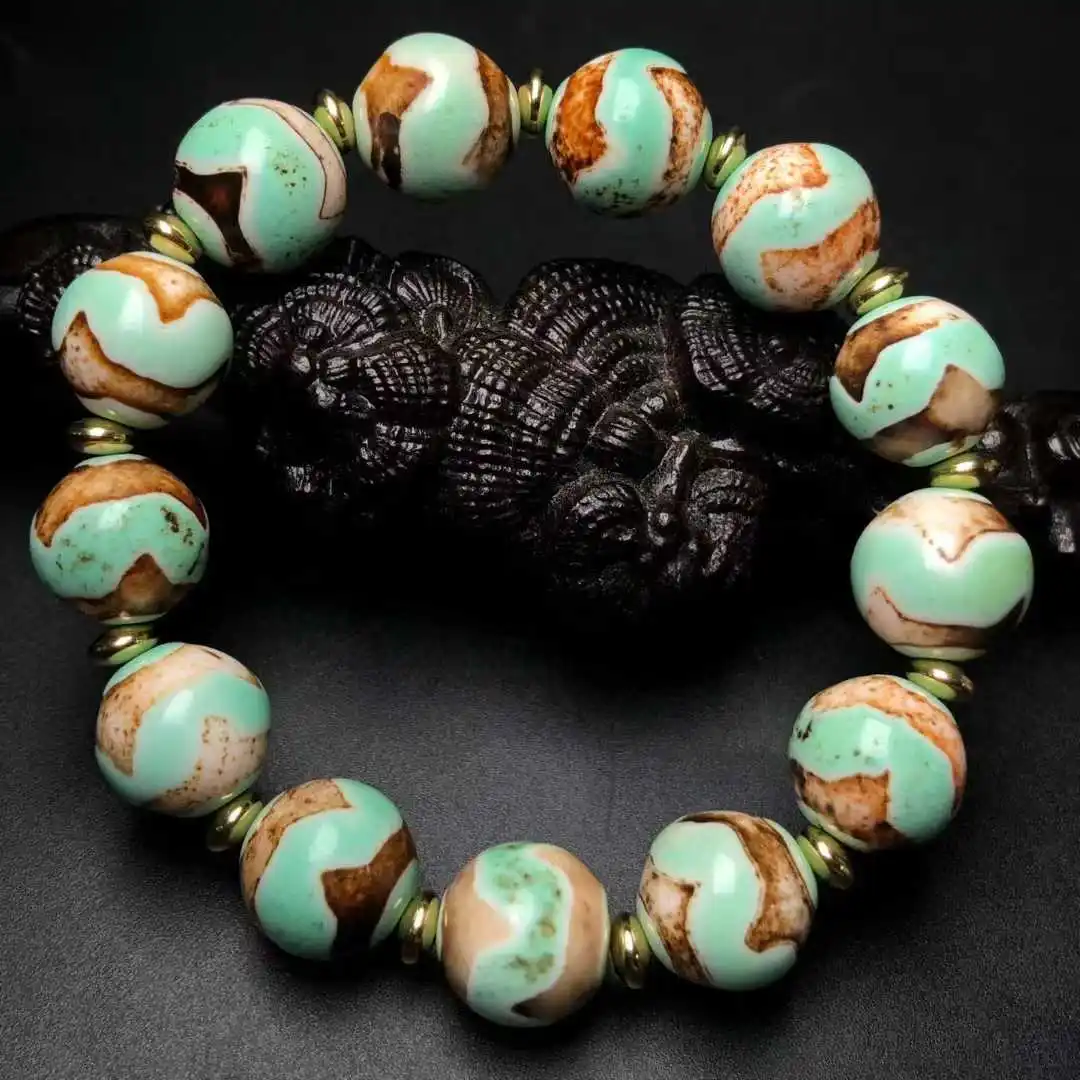 

1pcs/lot Returning old barley from Tibetan areas to supply tiger tooth Tianzhu bracelets Totems Natural Agate Ji Amulet Jewelry