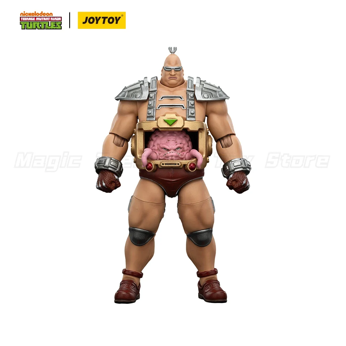 【MT】 JOYTOY 1/18 Action Figure TMNT-Krang Animation Model ของเล่นของขวัญ