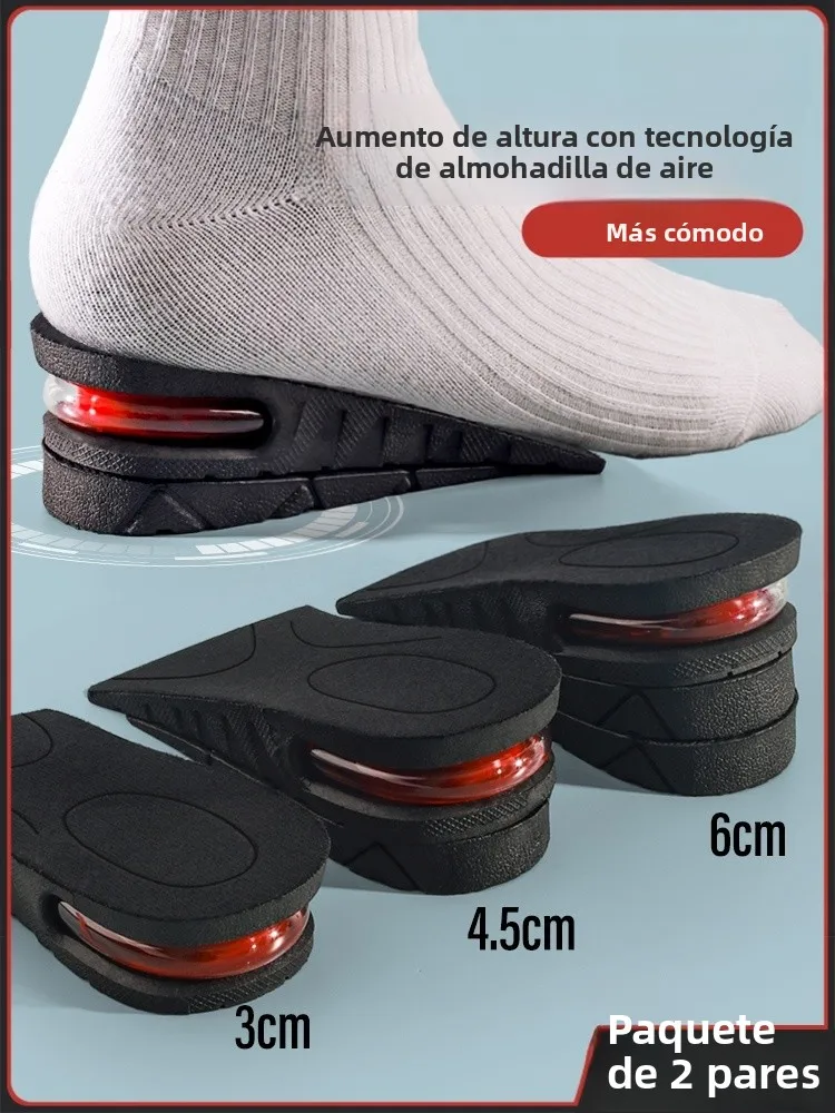 Plantillas Elevadoras  para Zapatillas de Lona de Mujer, Invisibles, Cómodas, Nuevas, Doral
