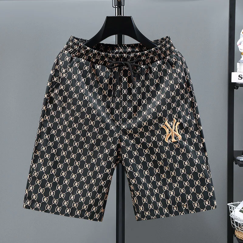 جديد عصري الرجال ort السراويل الصيف رقيقة الحرير الجليد كوي الجافة عادية في الهواء الطلق الشاطئ الرياضة orts مستقيم الساق منتصف الخصر الشباب