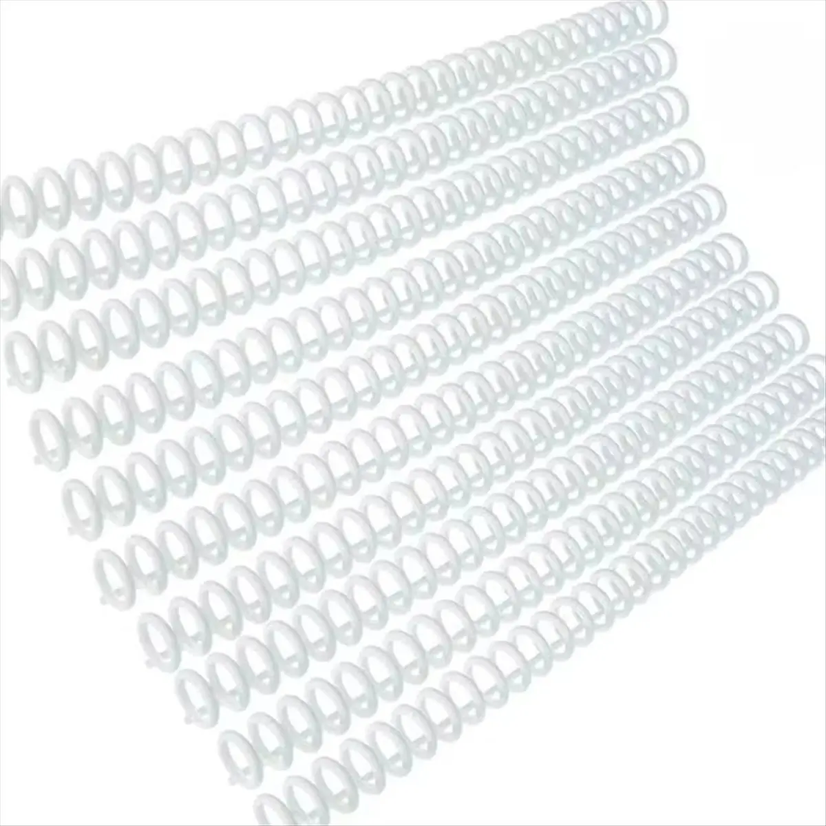 A56K 20pcs Plastic 30-Hole Loose Leaf Binders Ring Combs 85 Sheets Capacity for DIY Notebook Album Transparent