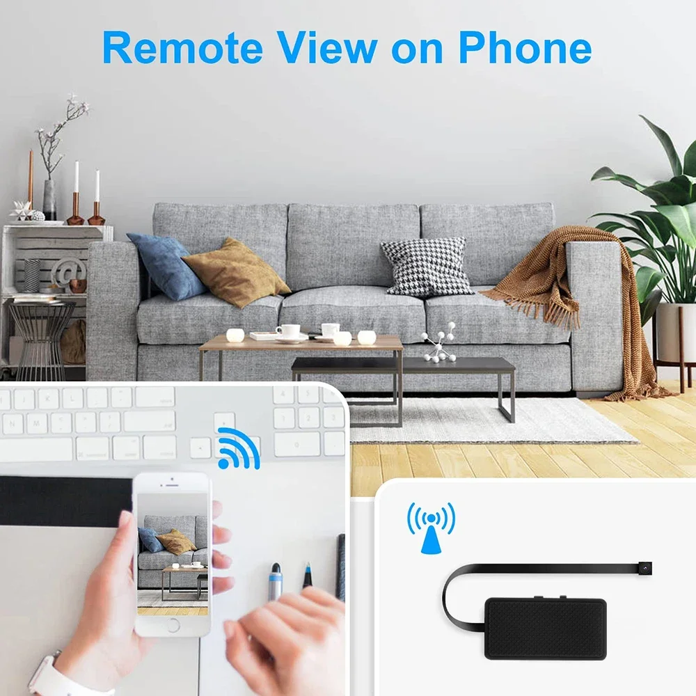 HD 1080P Mini WiFi Camera and DIY camera with Audio Motion Detection and App Control Night vision Cam for Home Office