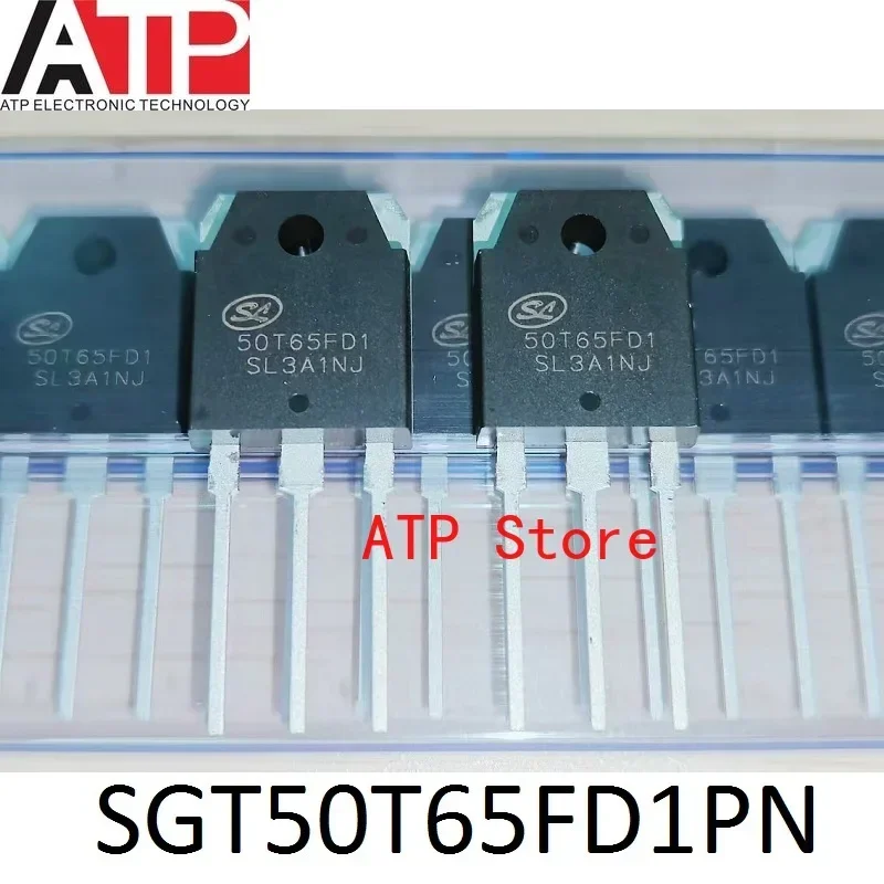 10PCS/LOT 100% Nowy Oryginalny SGT50T65FD1PN 50T65FD1 50T65 TO-3P Tranzystory IGBT 50A 650V TO-247