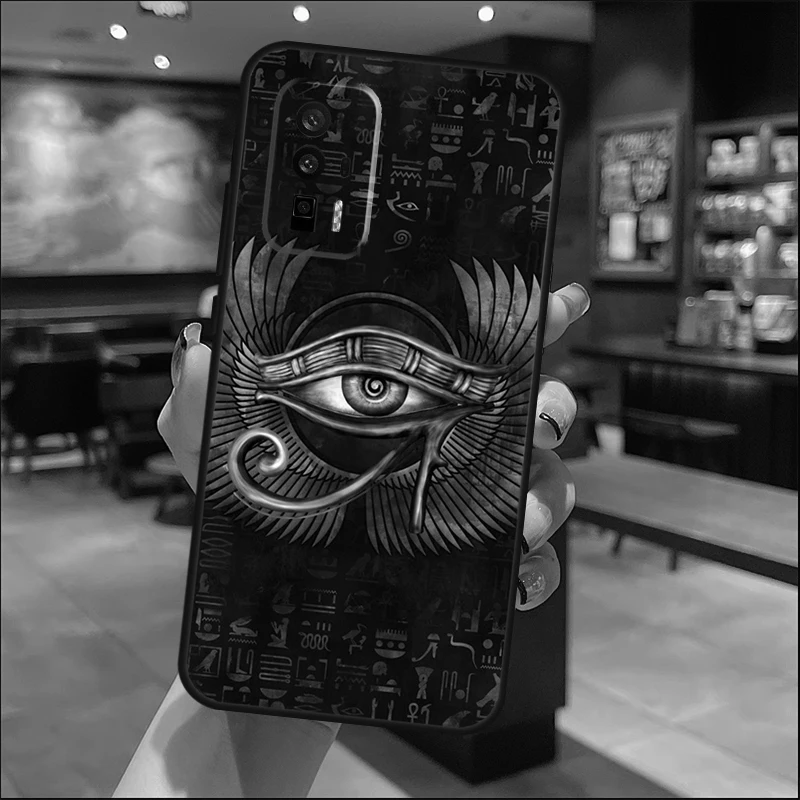 Egyptian Eye Of Horus Phone Case For POCO F5 X5 X3 Pro M4 F3 F4 X4 GT M5s Xiaomi 13 Lite 12 X 11T 12T Pro Cover