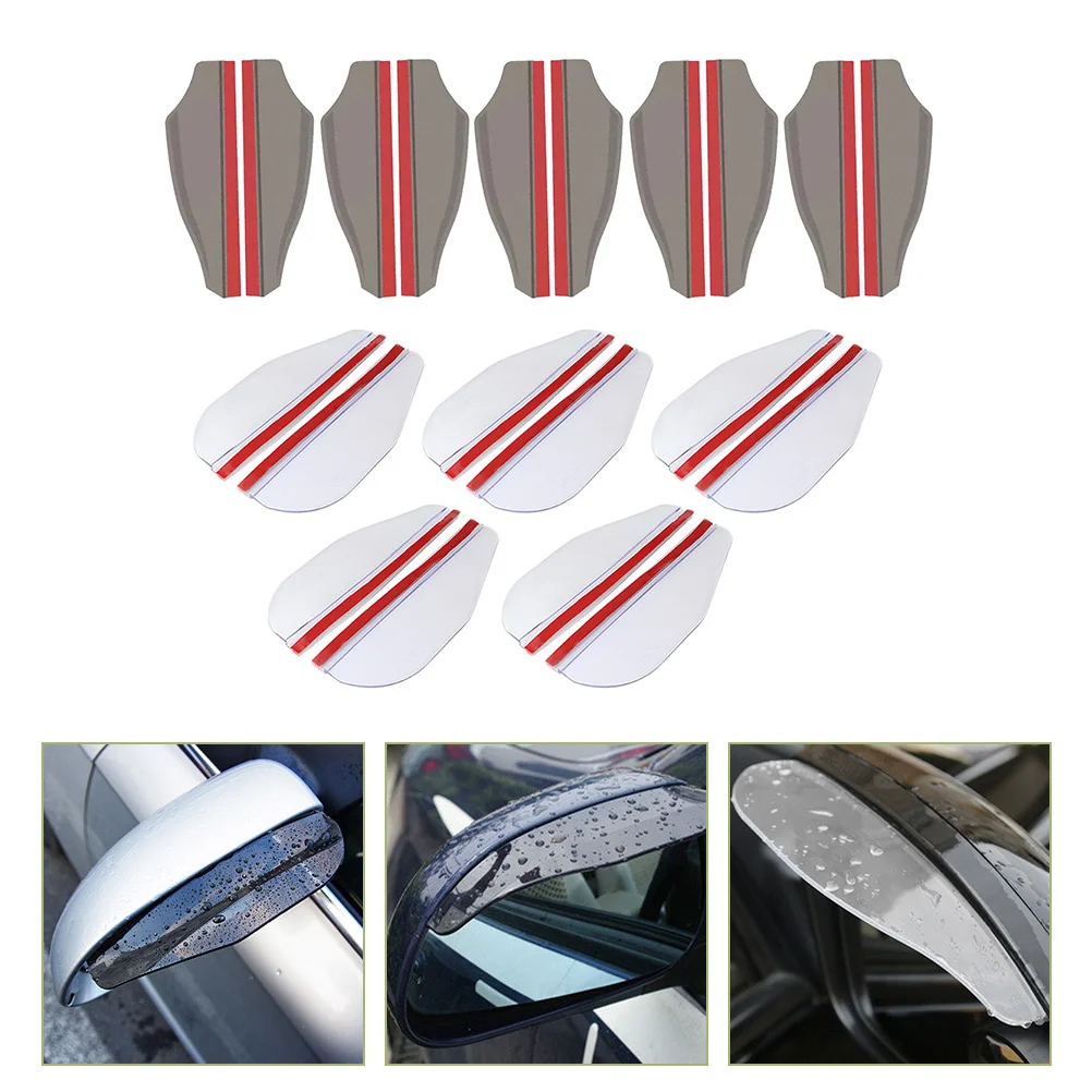 

Car Rear Rain Visors Waterproof Pvc Side Mirror Rain Guard For Suv Trucks Rearview Mirror Eyebrow Cover Auto Interior