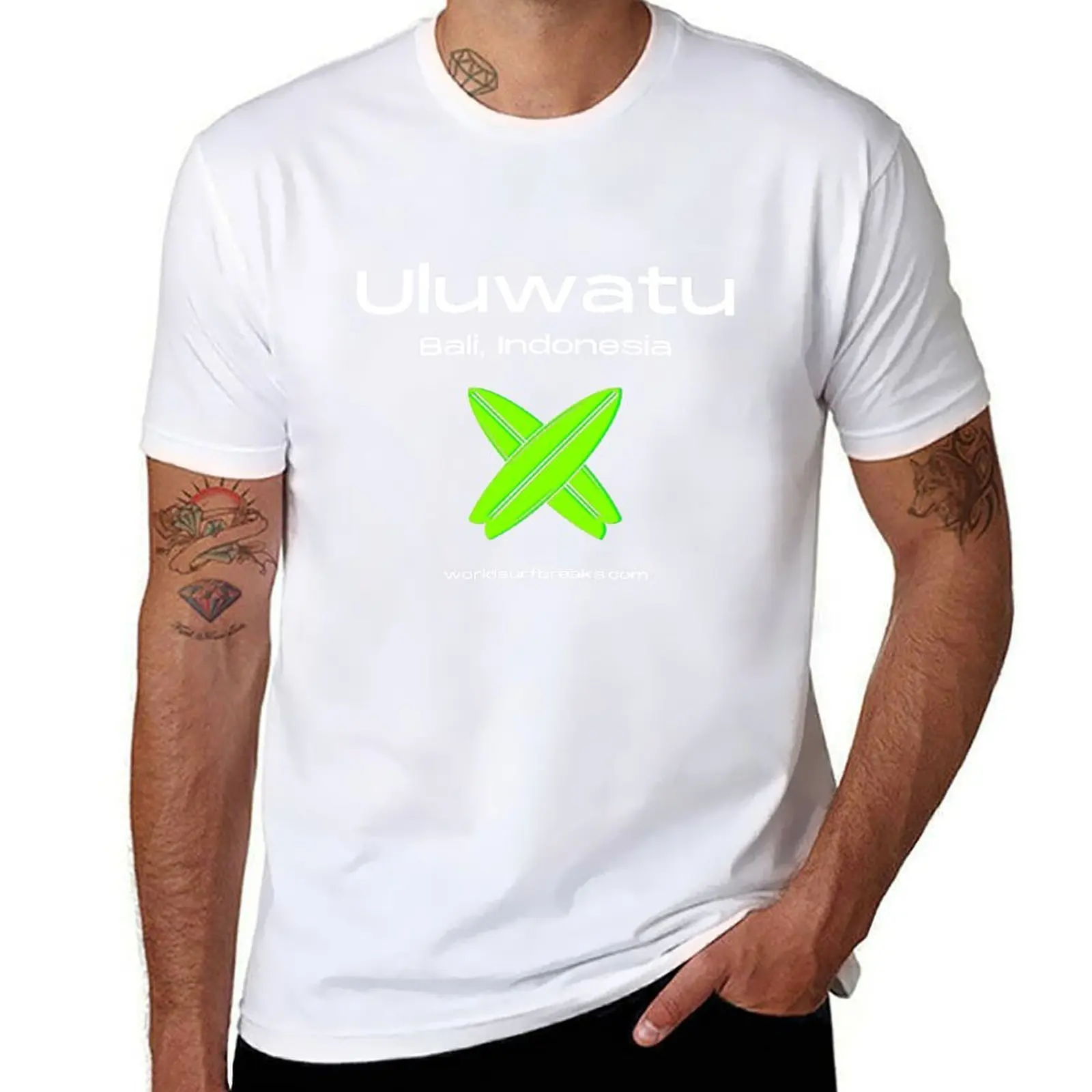 

Uluwatu Bali Indonesia Surf Break T-Shirt t shirt men 100% cotton luxury brand t shirt man luxury T-Shirt