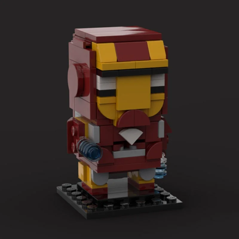 157 قطعة MOC الحديد المأهولة MK VI Brickheadzed نموذج اللبنات العمارة تجميع هدايا عيد الميلاد فكرة اللعب التعليم الاطفال #3