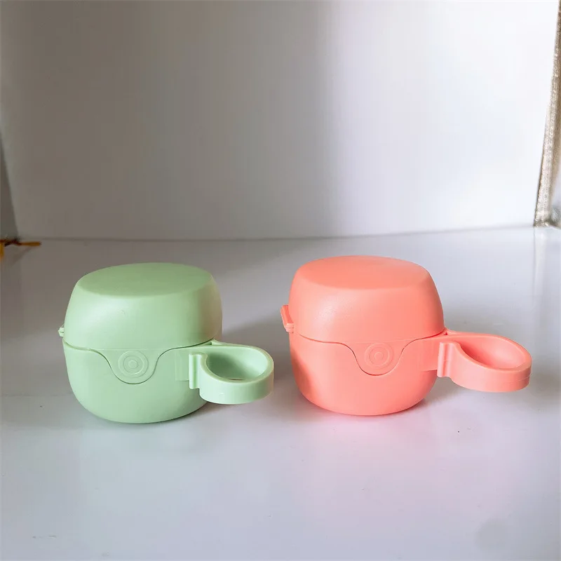 

Портативный чехол для детской соски с ручкой, ПП, пылезащитный держатель для соски, коробка для хранения пустышки с широким горлышком для детского органайзера для путешествий