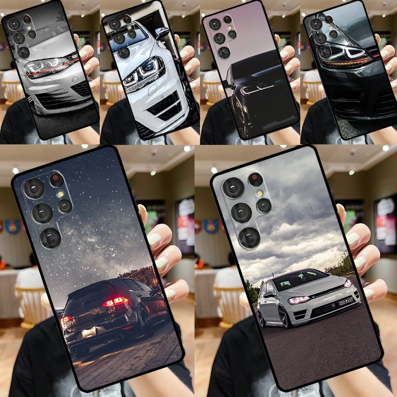 Sport Car Golf 7 For Samsung Galaxy S24 S23 Ultra S22 S20 S21 FE S8 S9 S10 Note 10 Plus 20 Ultra Phone Case