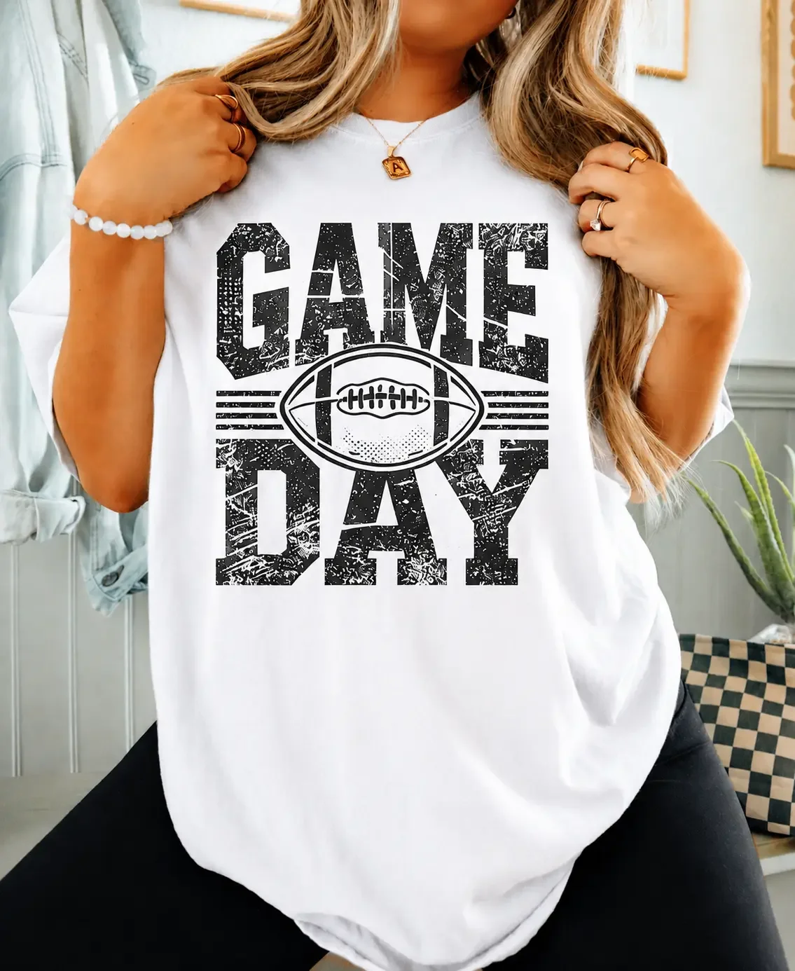 Comfort Colors  Retro Game Day Shirt, Football Season Shirt, Football Mom Shirt, Football Game Day, Fall Sports Shirt, Football Graphic Tee