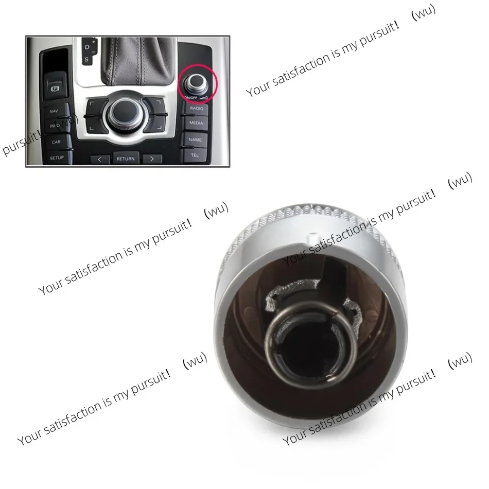 2x Auto Multimedia Volume Control Knob Rotary Button Switch Navigation Car Button for Audi A6 C6 S6 Allroad Q7 A8 S8 4F0919070