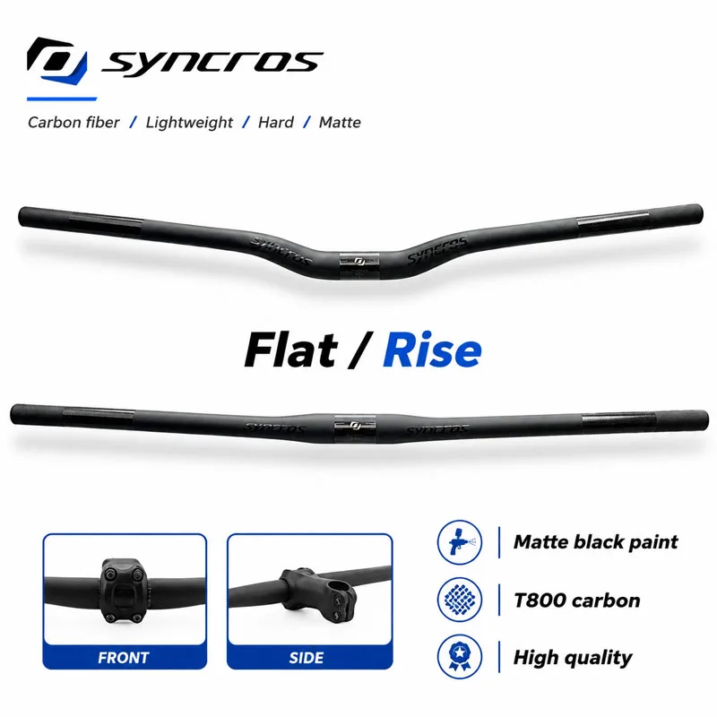 AliExpress NONE Full Carbon MTB Flat Handlebar 31.8*600-780mm Straight/Swallow Bicycle Parts for Mountain Bicycles