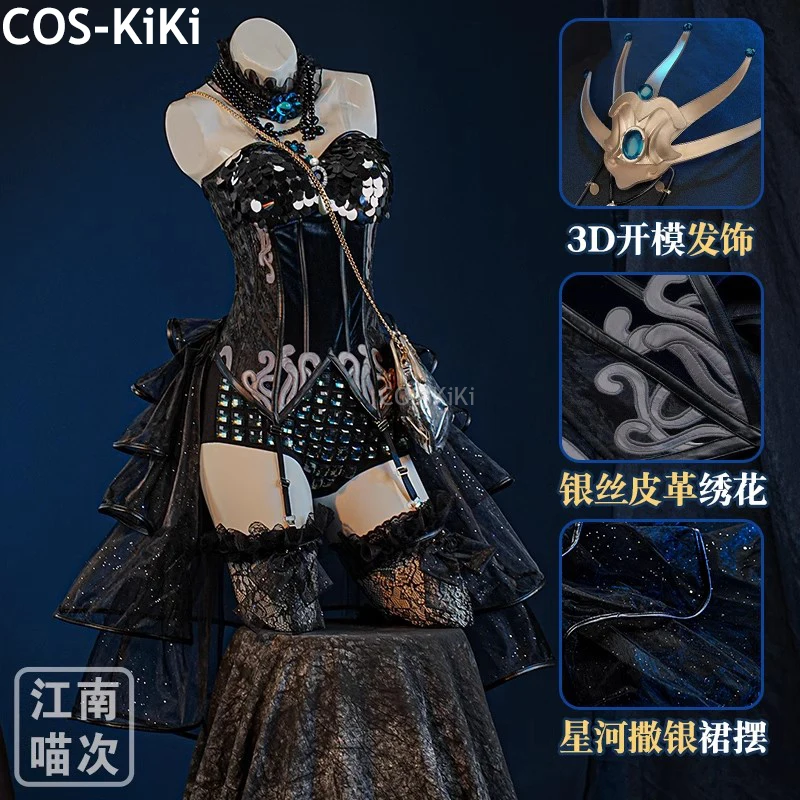 

COS-KiKi Identity V Margaretha Zelle, женская танцовщица, сексуальная очаровательная униформа, карнавальный костюм, вечерние наряд на Хэллоуин, женский наряд