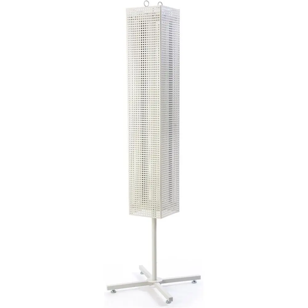 

Магнитная вращающаяся стойка-органайзер, 68 дюймов в высоту, из белой стали